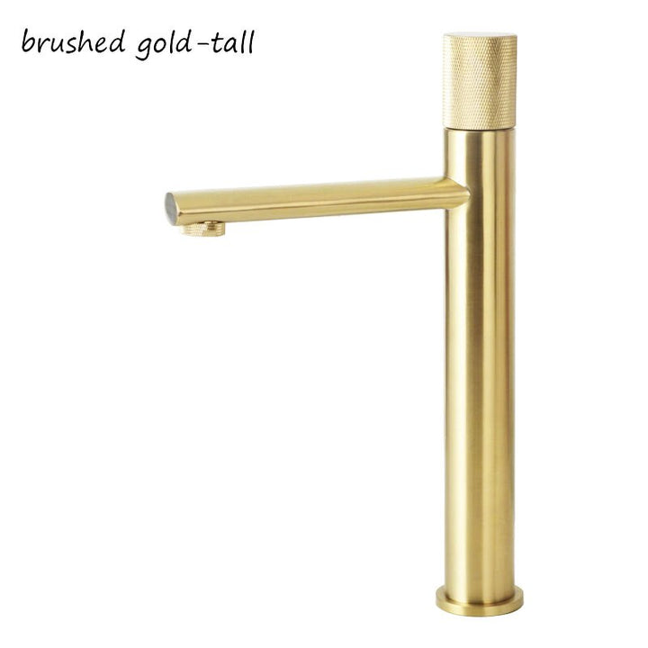 Nordic New 2023 Single hole Tall Vessel and short bathroom faucet