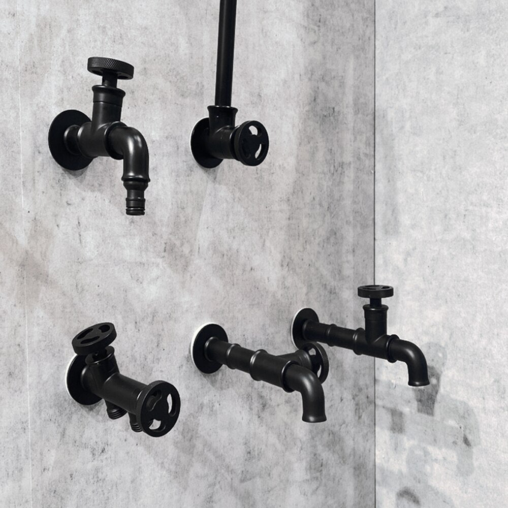 Cottage industrial Laundry machine faucet