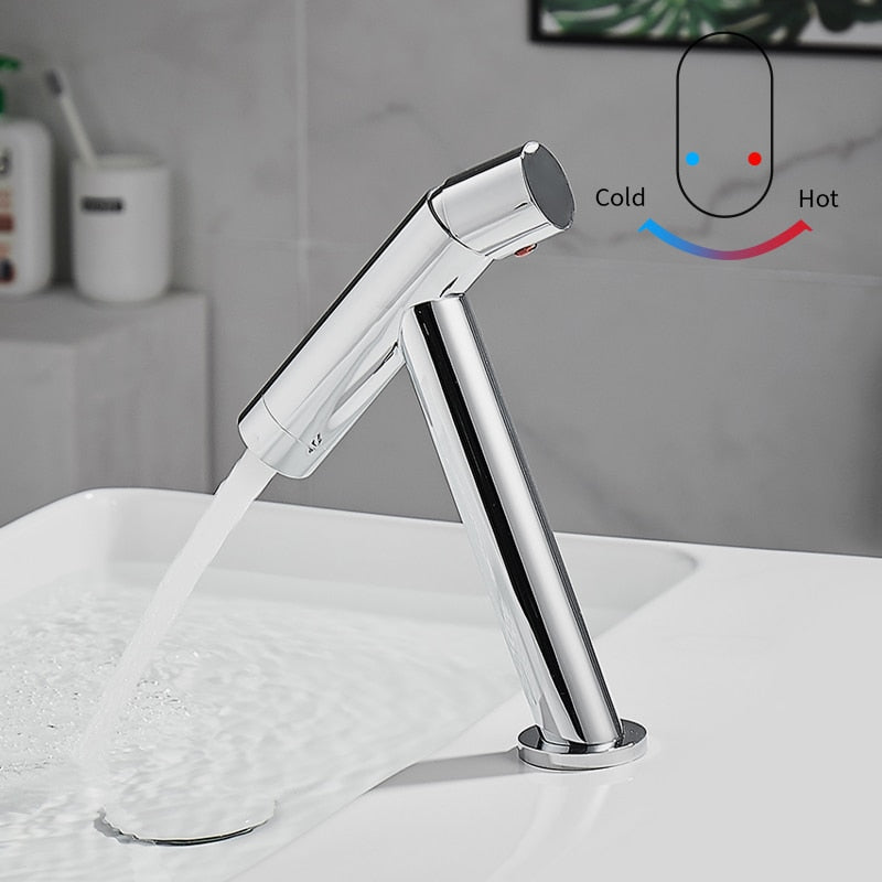 New Modern Single Hole Bathroom Faucet