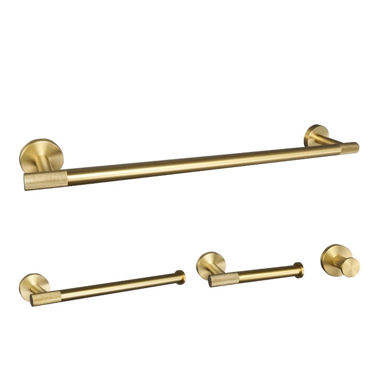 Cara-Nordic design brushed gold bathroom accessories