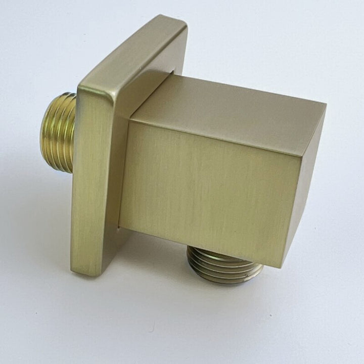 Black-Brushed Gold-Chrome-Grey Gun Square-Round Wall Union Angle Water Supply Valve