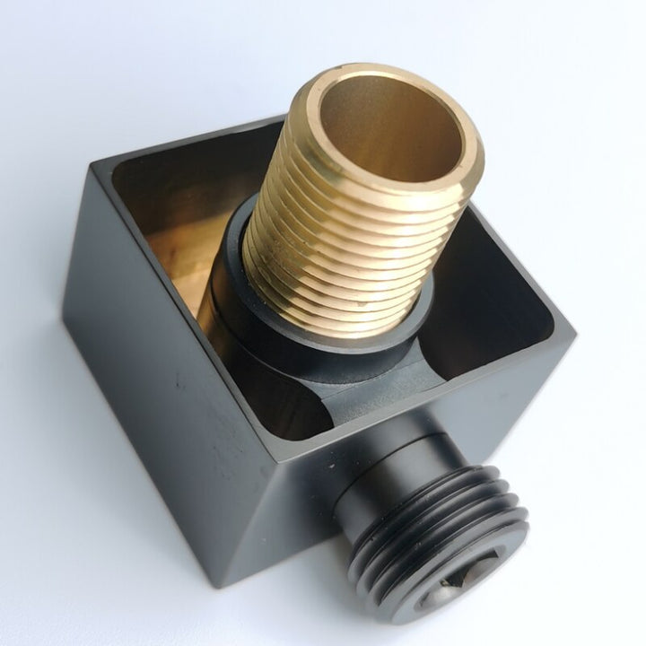 Black-Brushed Gold-Chrome-Grey Gun Square-Round Wall Union Angle Water Supply Valve