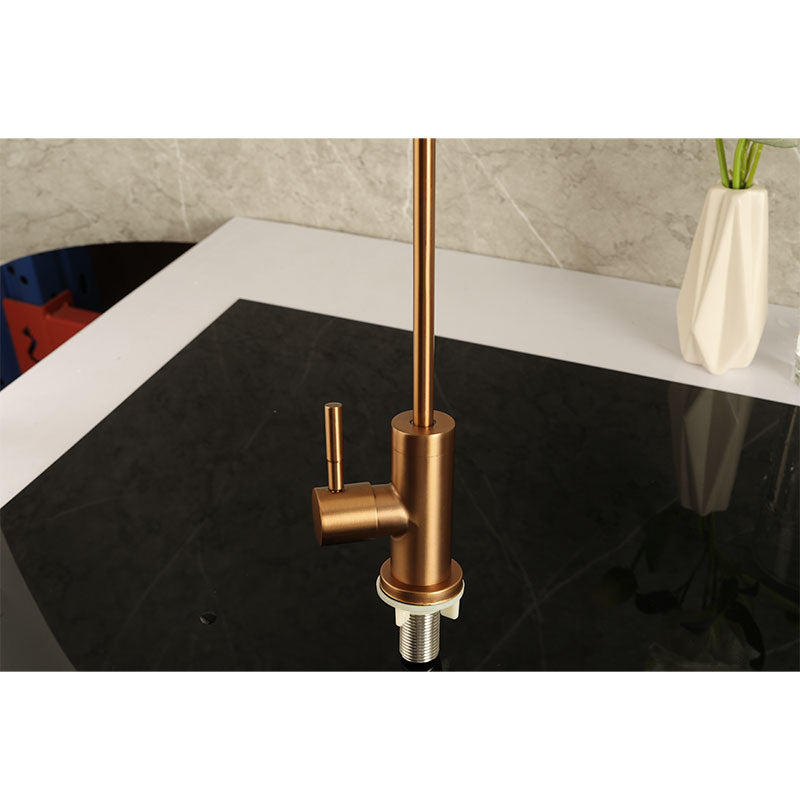 Brushed Rose Gold Reverse Osmosis Water Filter Faucet