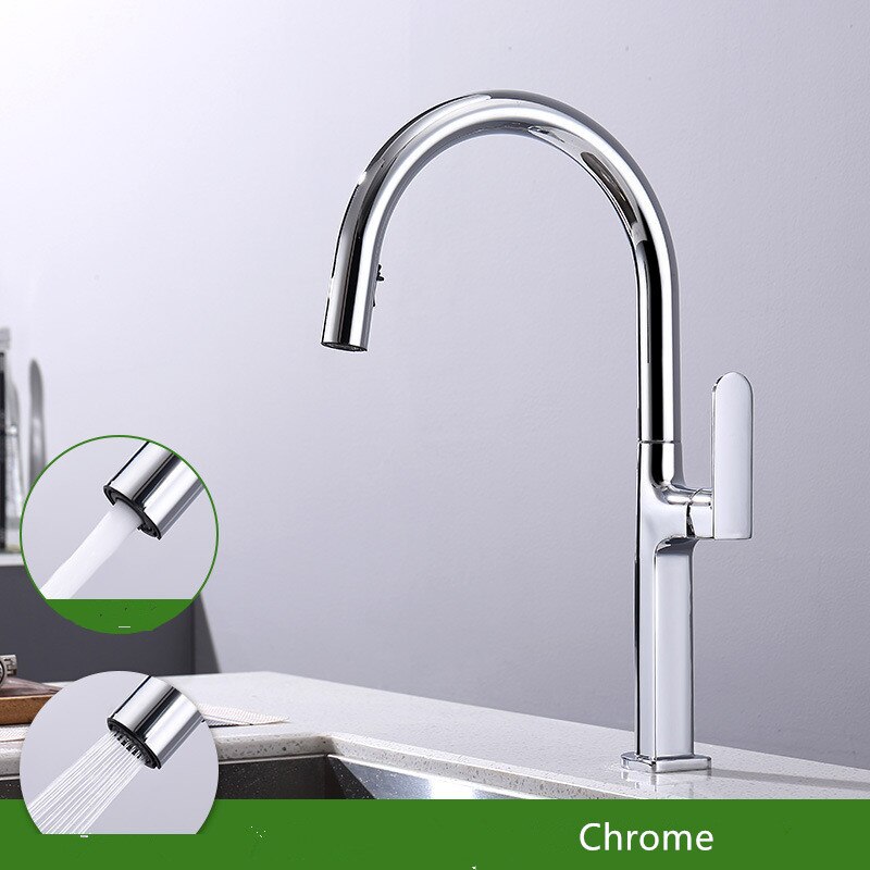 Aphrodite Kitchen Faucet Dual Spray Pull Out