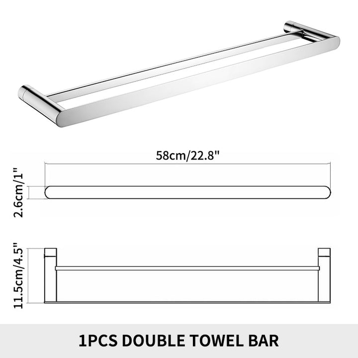 Chrome Steel Bathroom Accessories