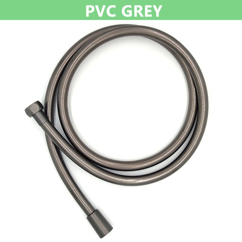 Matt Black/Chrome/BrushedGold/GoldPolished/Rose Gold/Metal Grey 1.5M -60 Inches Metal Steel Shower Hose 1/2 G