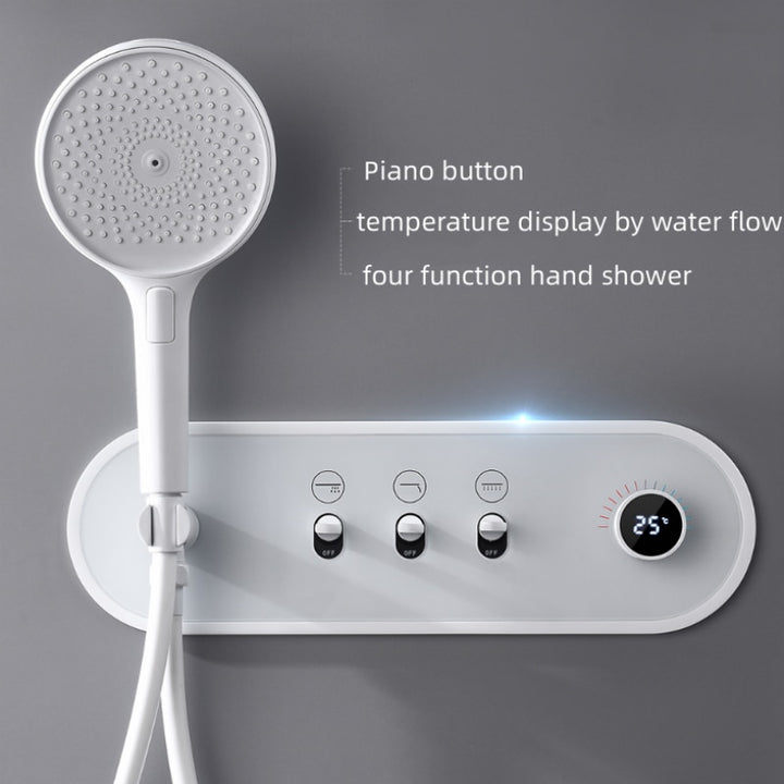 Nordic New 2023 White Thermostatic 2 way function diverter shower kit