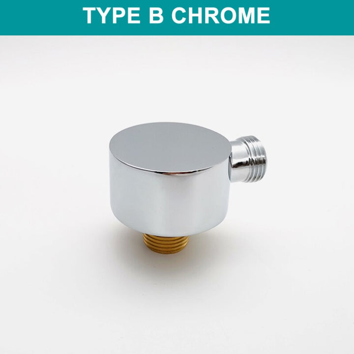 Black-Brushed Gold-Chrome-Grey Gun Square-Round Wall Union Angle Water Supply Valve