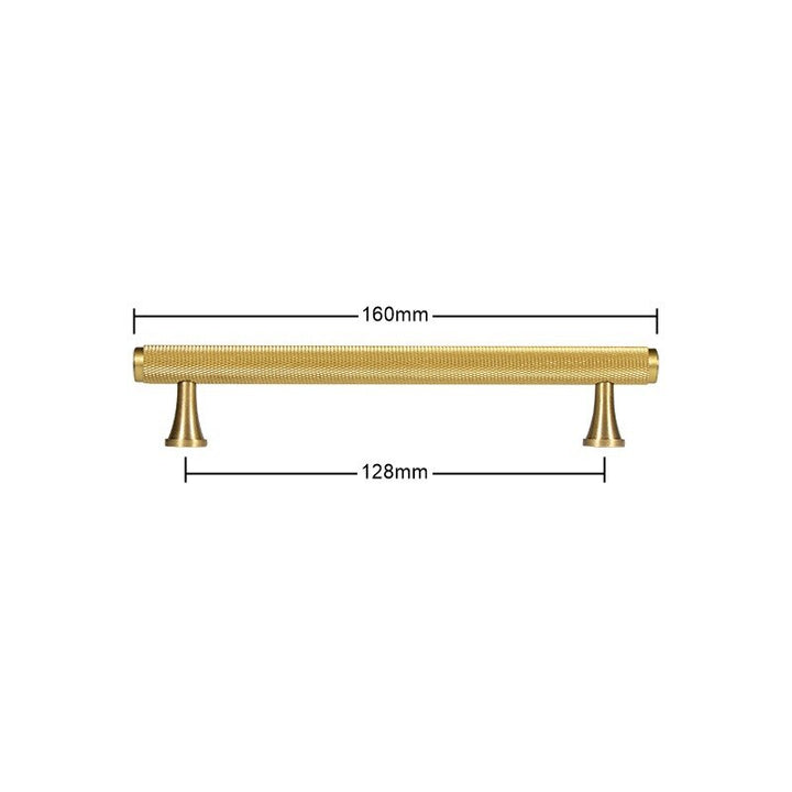 Brushed gold and Black with Brushed gold cabinet door handles