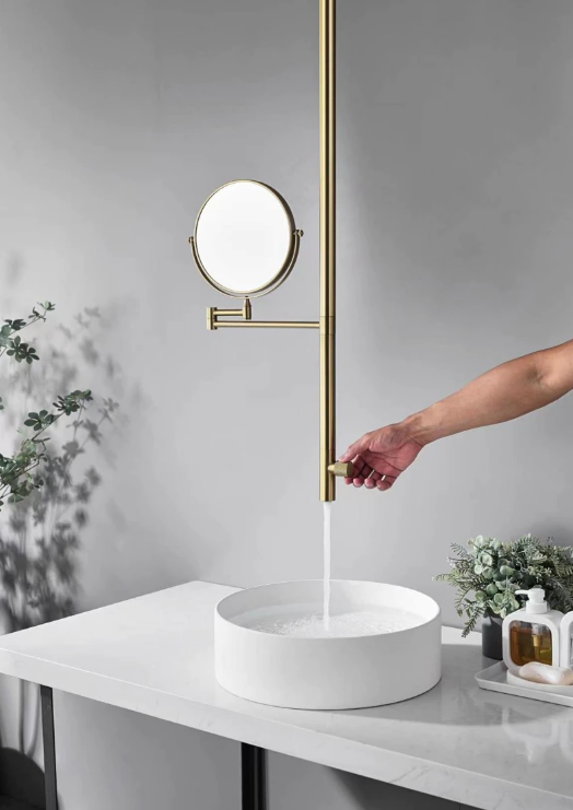 Thor-Nordic design Ceiling Mount Bathroom Faucet with Mirror