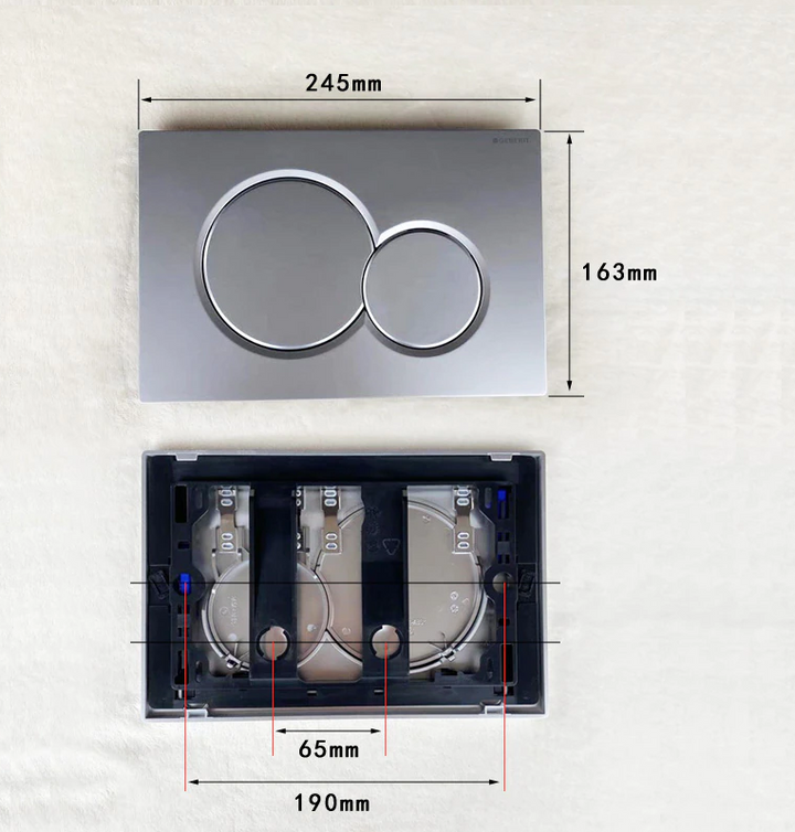 Gerebit Sigma Dual round Flush Actuator Buttom