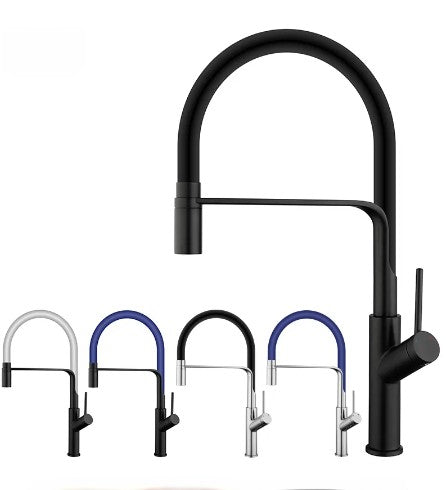 Colours Nordic Design Modern Industrial Kitchen Faucet Pull Out Dual Spray