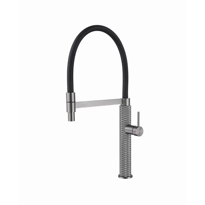 Forza-Grey gun kitchen faucet