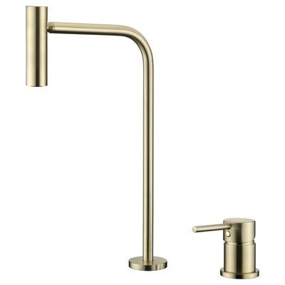 Brushed Gold- Rose Gold-Black Tall Vessel Bathroom Sink Faucet