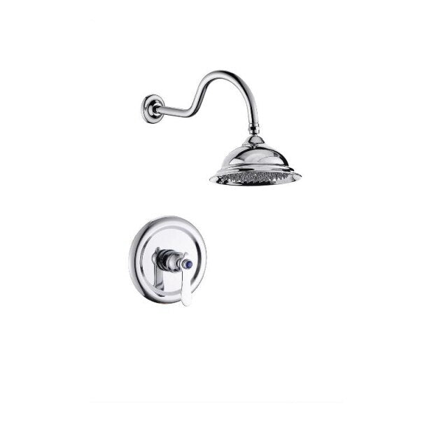 Victoria 2-Rose Gold-Gold polished-Chrome Victorian 2 Way Shower Kit