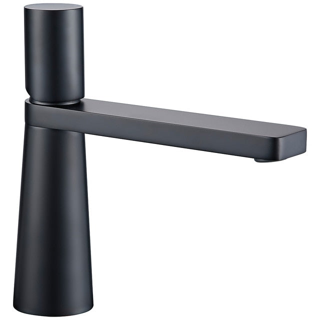 BOSA-Brushed rose gold -brushed gold-Matte Black-White Single Hole Bathroom Faucet