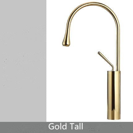 Tall Vessel  tone tall vessel bathroom faucet