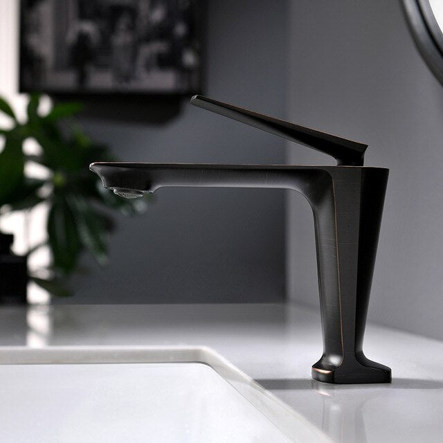 SIG-Nordic design single hole bathroom faucet model # SANI-M573