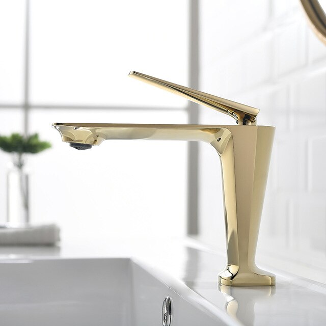 SIG-Nordic design single hole bathroom faucet model # SANI-M573