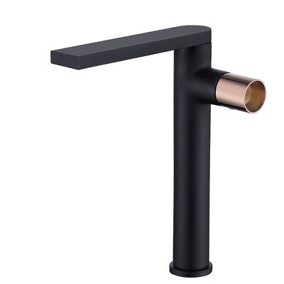 Magnun-Rose Gold-Brushed gold -Black and two tone colors Tall Vessel Sink Bathroom Faucet