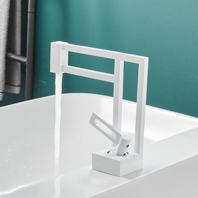 Geo- single hole bathroom faucet