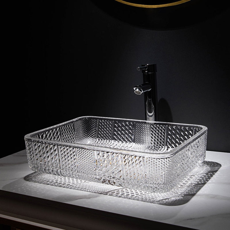 Crystal Vessel Bathroom Sink