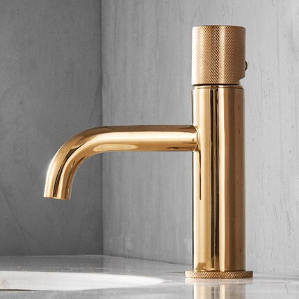 Rose Gold Polished- Brushed Gold  Tall and short Vessel bathroom faucet