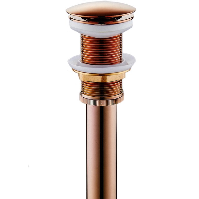 Coral-Rose Gold Polished 8" Wide Spread Bathroom Faucet