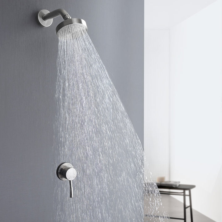 Brushed Stainless Steel Pressure Balance Shower Kit