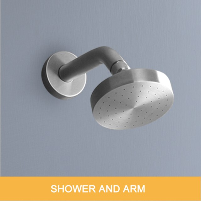 Brushed Stainless Steel Pressure Balance Shower Kit