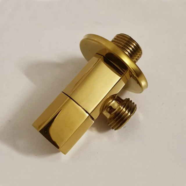 Gold polishe shut off valve