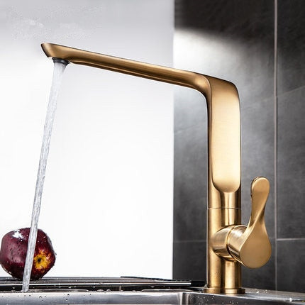 White with gold kitchen bar faucet no pull out sprayer