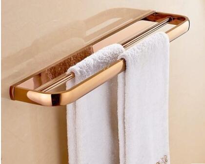 Rose Gold polished -hook,Paper Holder,Towel Bar,Soap basket,Towel Rack bathroom accessories