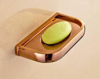 Rose Gold polished -hook,Paper Holder,Towel Bar,Soap basket,Towel Rack bathroom accessories