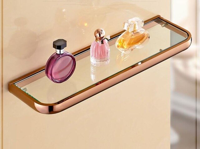 Rose Gold polished -hook,Paper Holder,Towel Bar,Soap basket,Towel Rack bathroom accessories